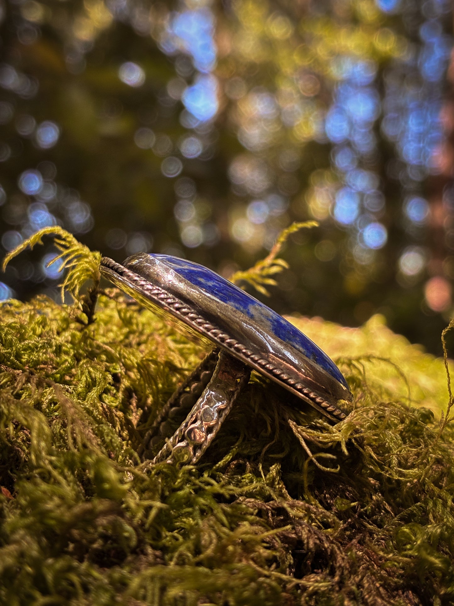 Lapis Lazuli Celestial Ring - Size 7.5
