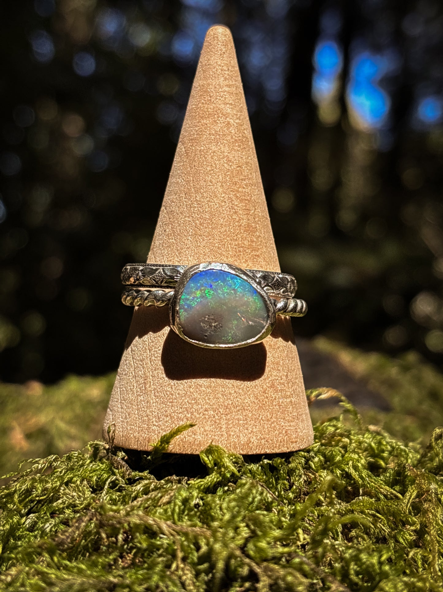 LIMITED - Hammered Textured Stacker Ring