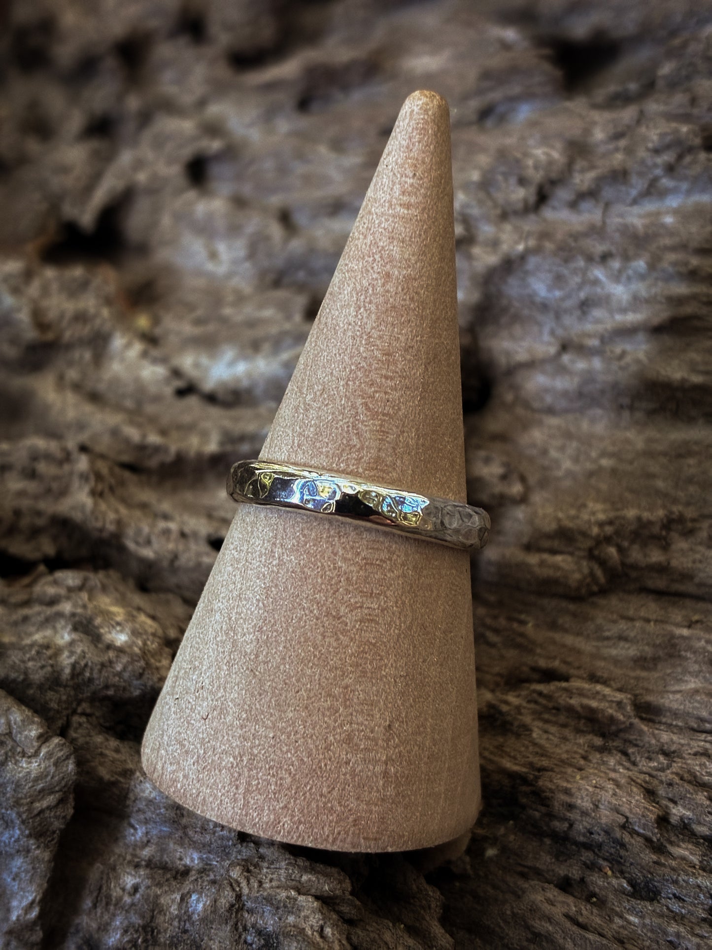 LIMITED - Hammered Textured Stacker Ring