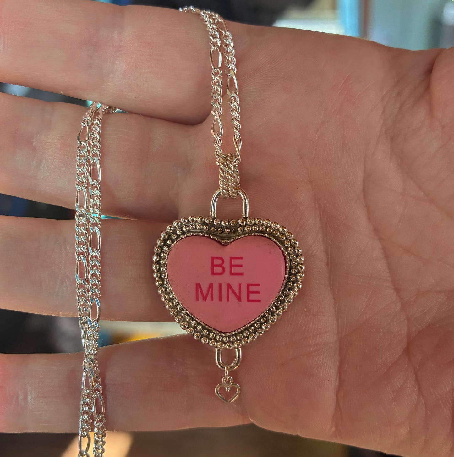 Be Mine Heart Necklace – Sterling Silver