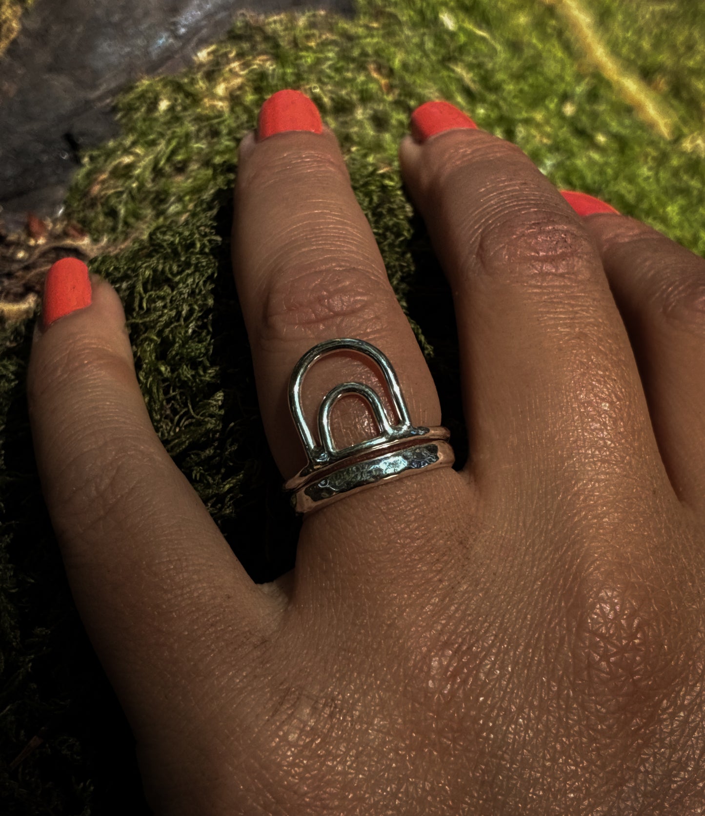 LIMITED - Hammered Textured Stacker Ring