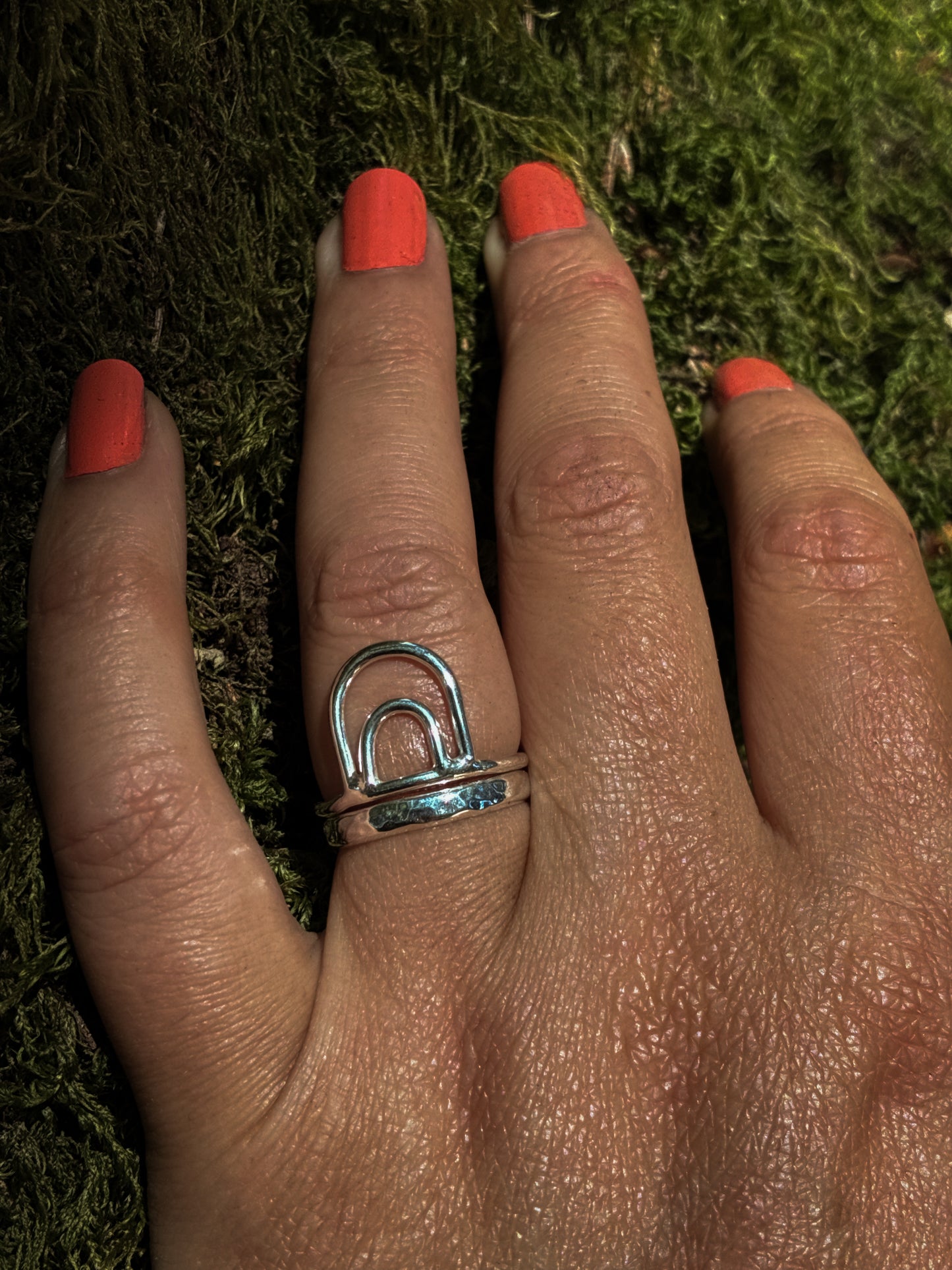 LIMITED - Hammered Textured Stacker Ring