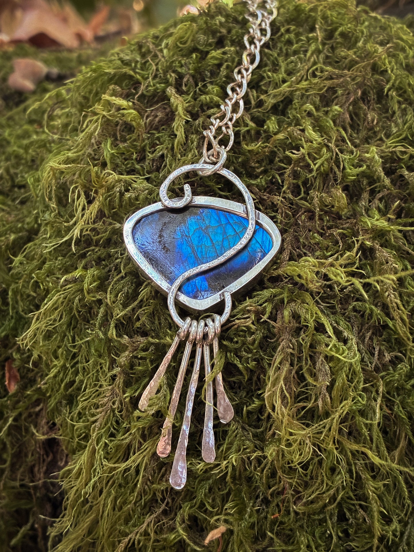 Labradorite Fringe Necklace