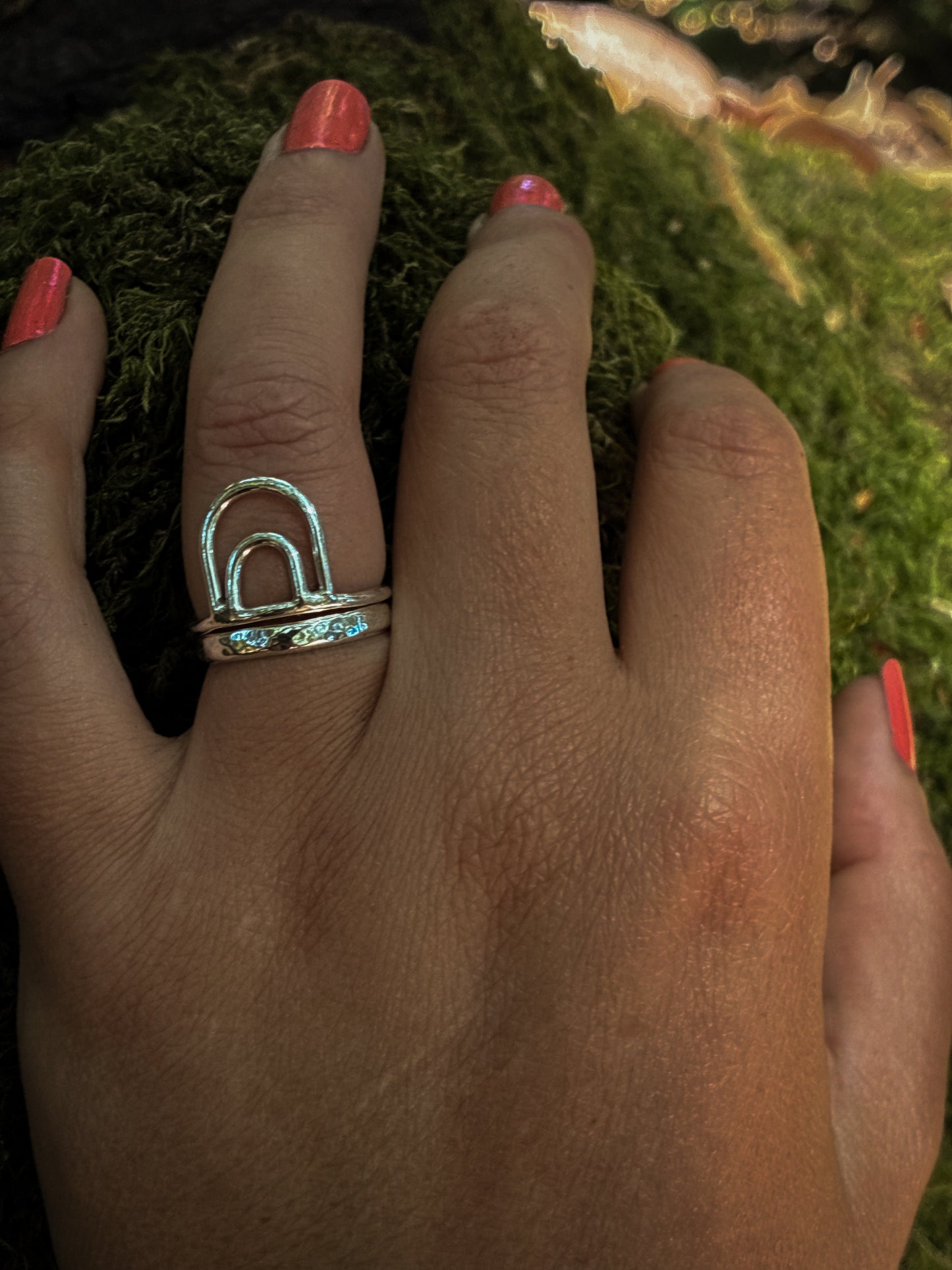 LIMITED - Hammered Textured Stacker Ring