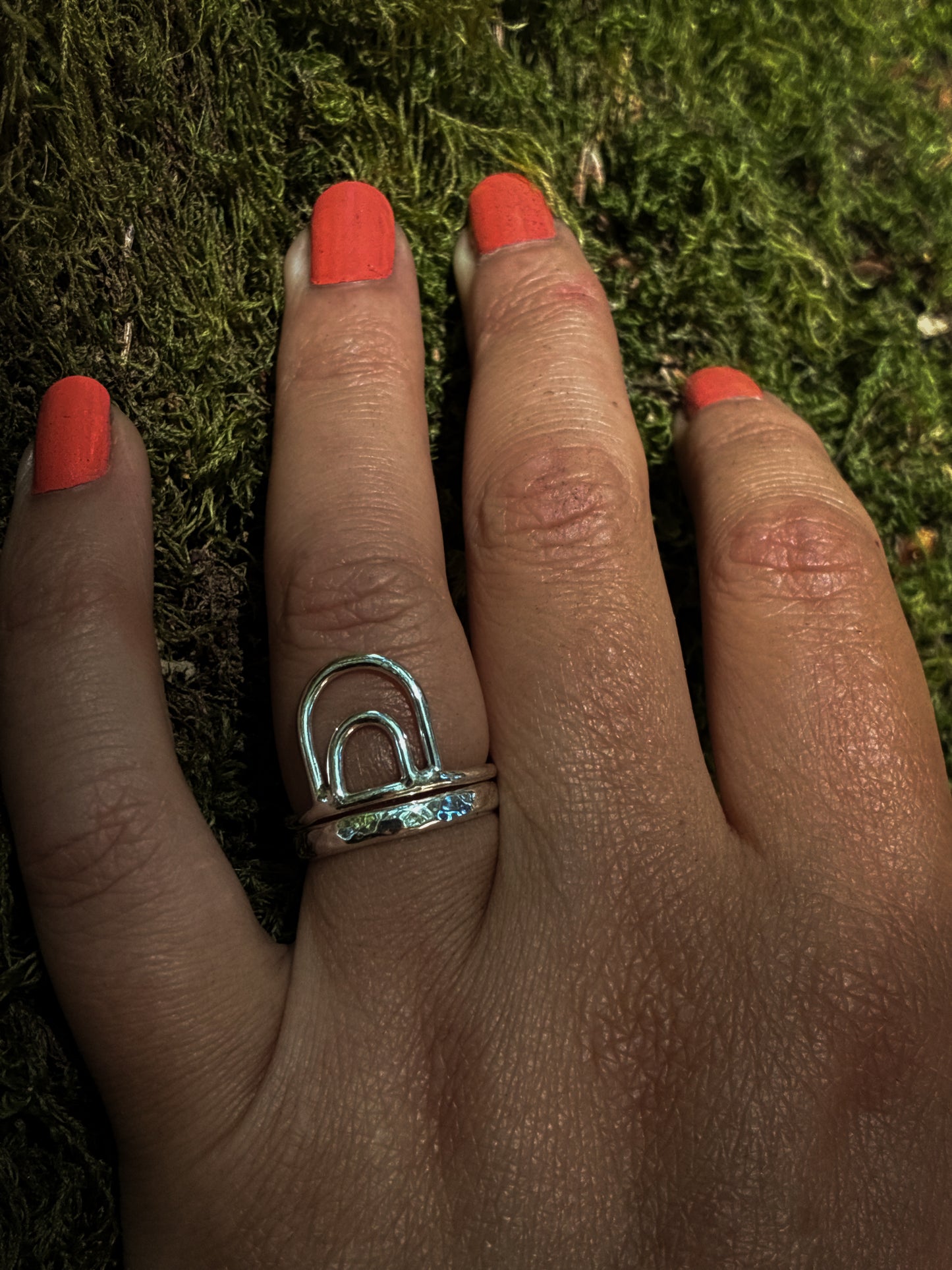 LIMITED - Hammered Textured Stacker Ring