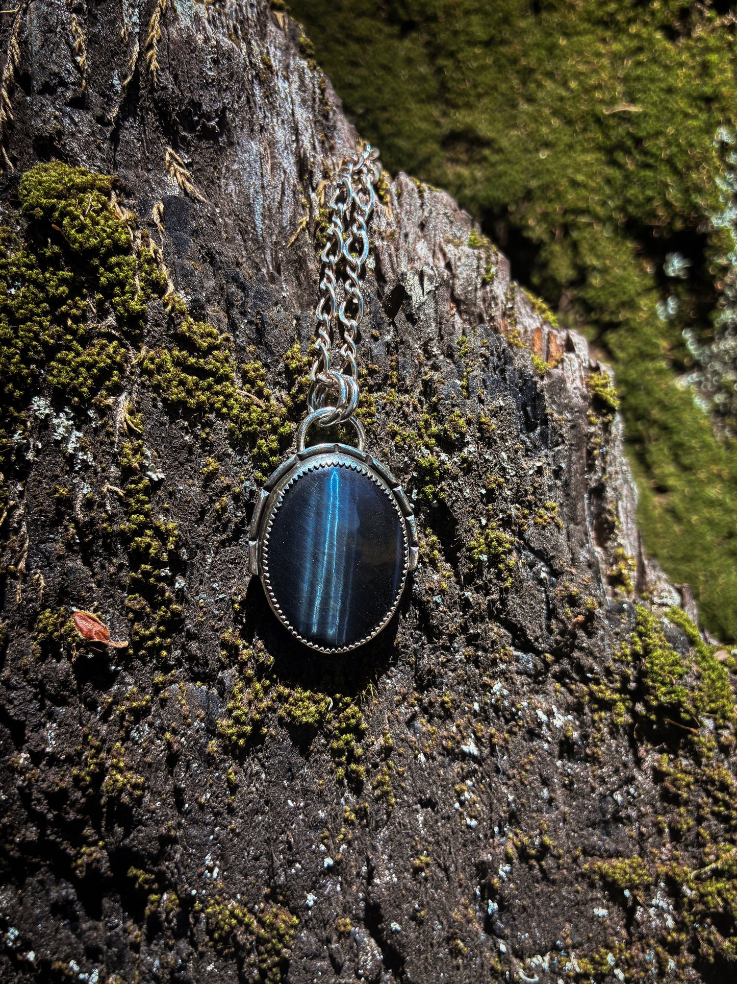 Blue Tiger’s Eye Necklace