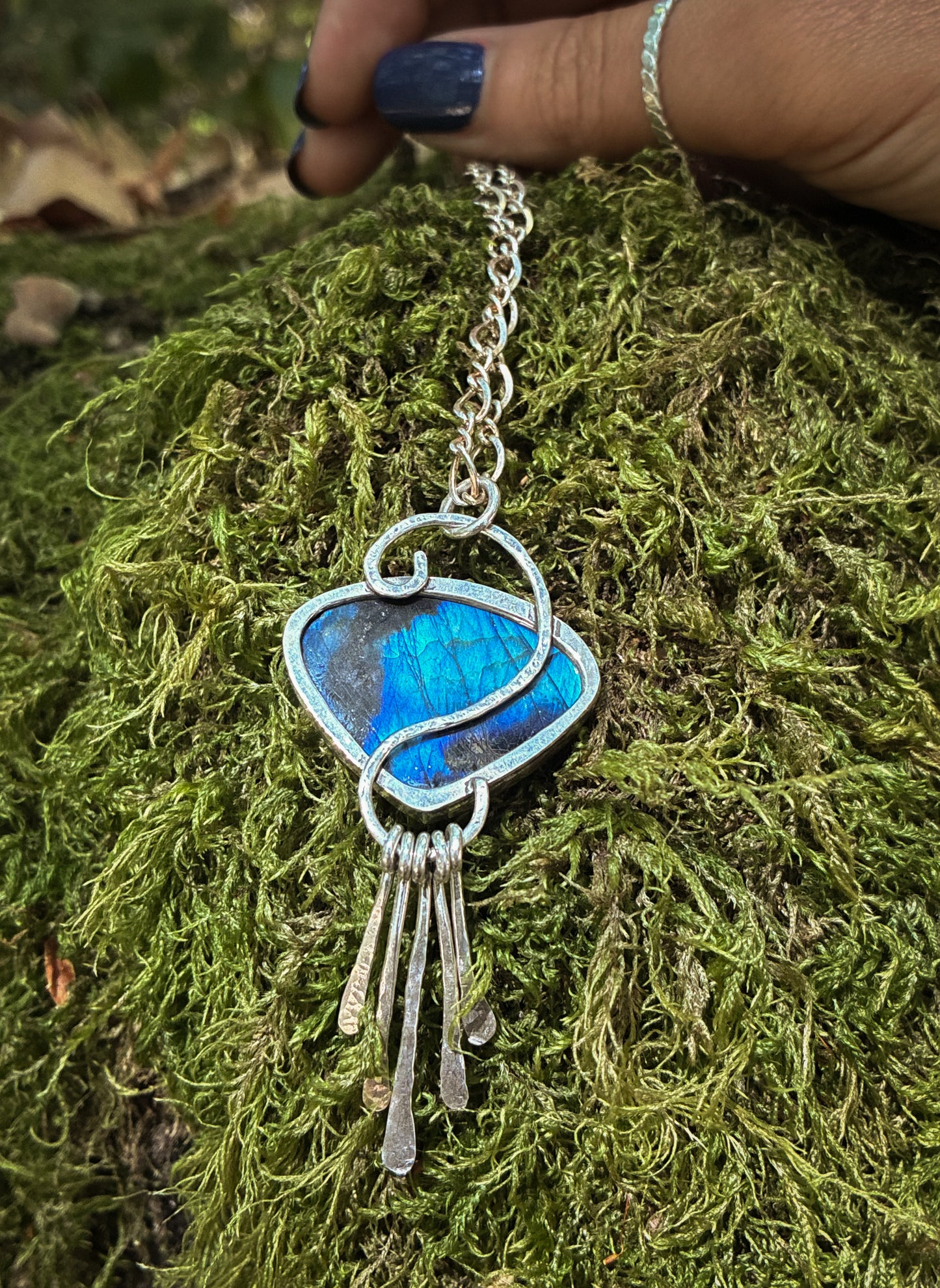 Labradorite Fringe Necklace