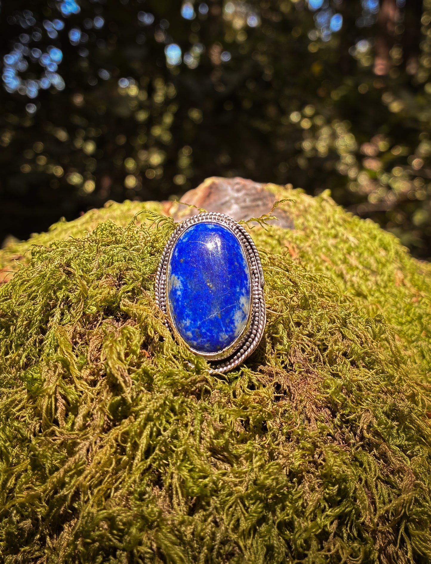 Lapis Lazuli Celestial Ring - Size 7.5