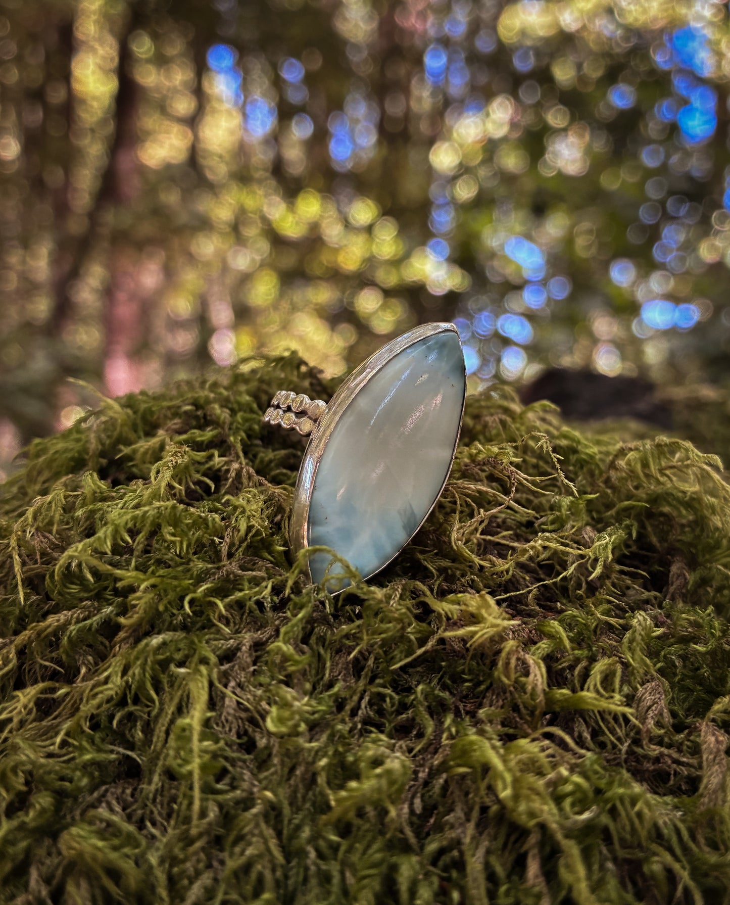 Larimar Tranquility Ring - Size 8.5