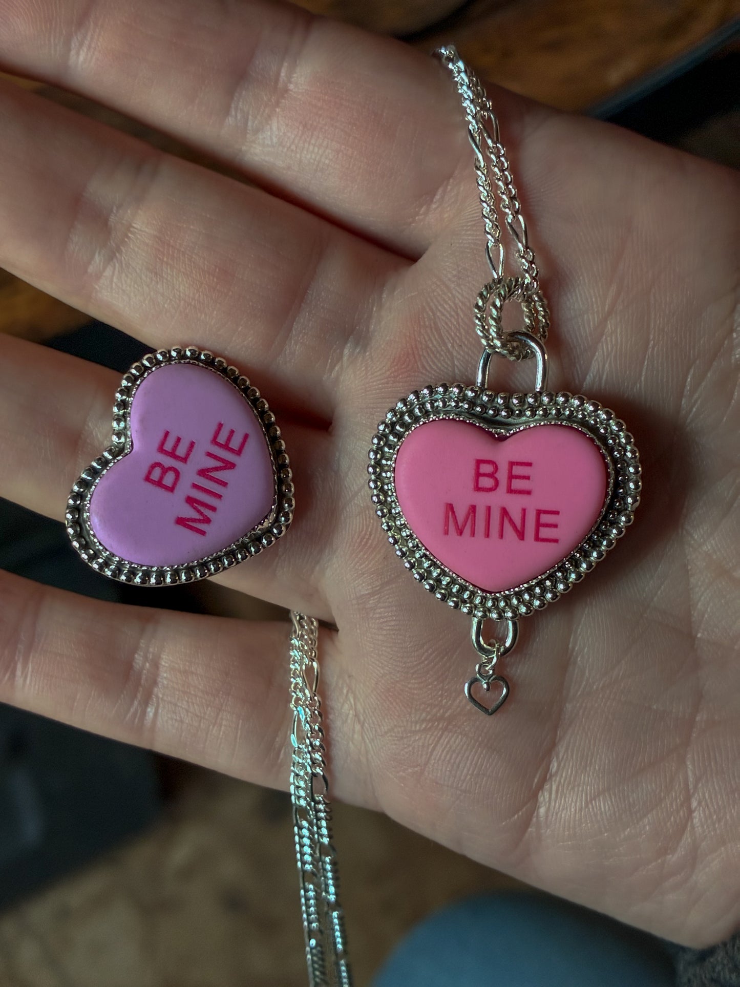 Be Mine Heart Necklace – Sterling Silver