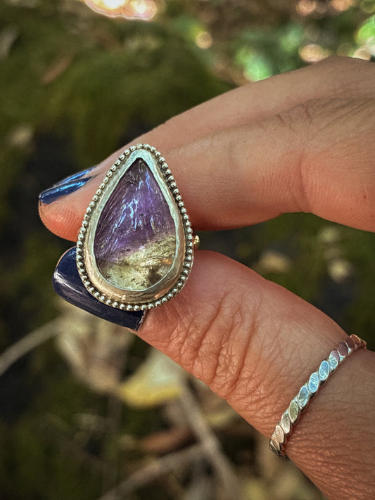Ametrine Twilight Forest Ring - Size 5