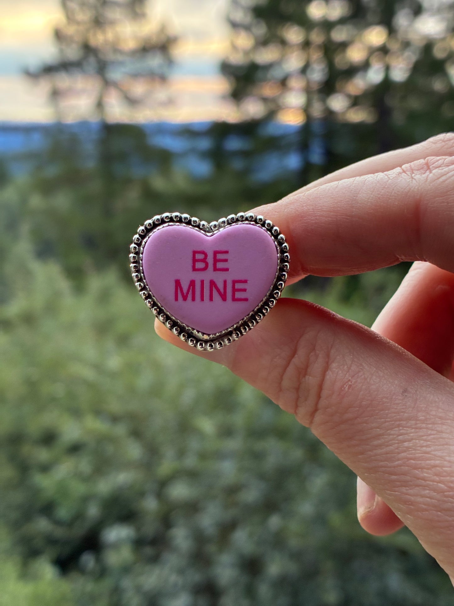 Be Mine Heart Ring – Sterling Silver Valentine Ring