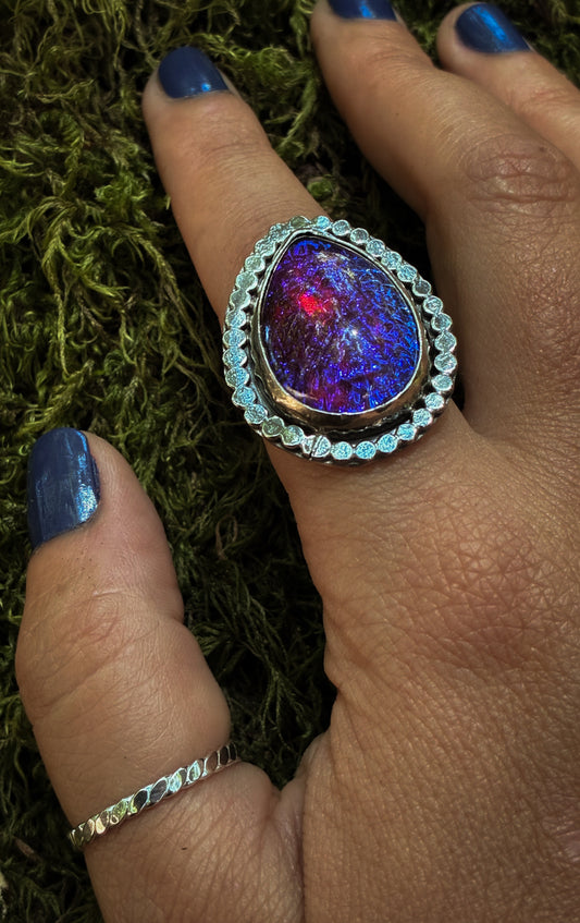 Dragon’s Breath Flame Ring - Size 8.75