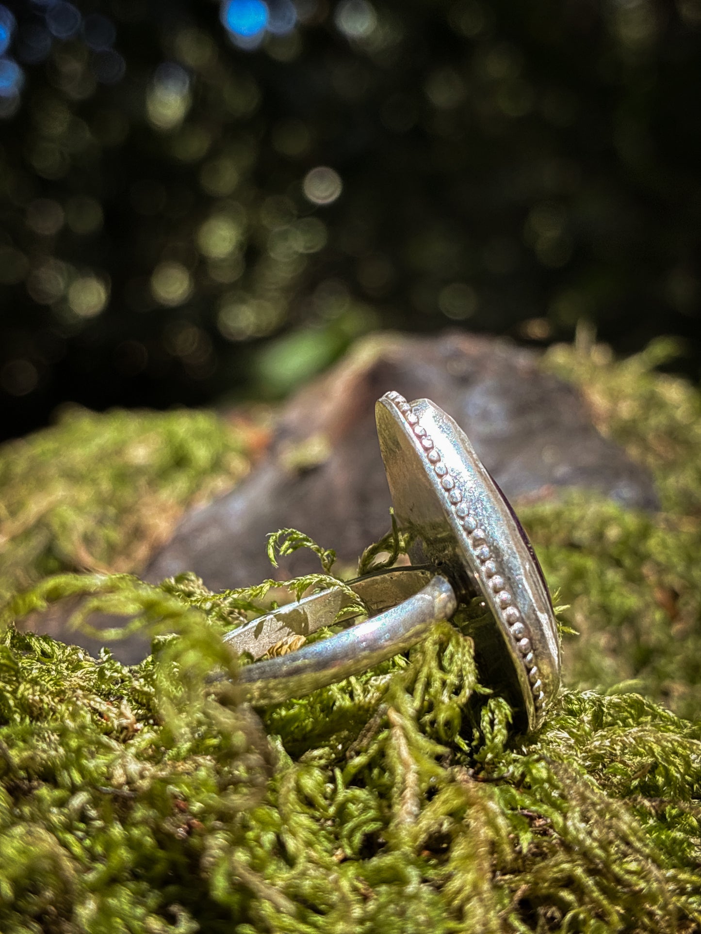 Ametrine Twilight Forest Ring - Size 5