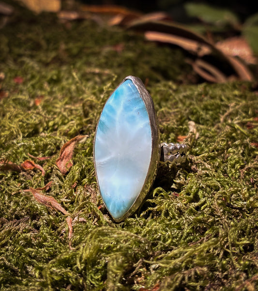 Larimar Tranquility Ring - Size 8.5