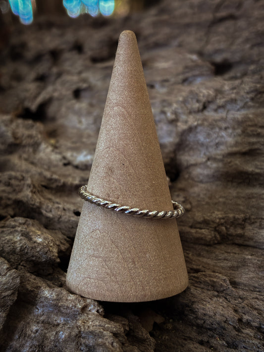 Twisted Wire Stacker Ring