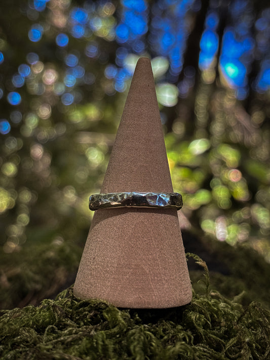 LIMITED - Hammered Textured Stacker Ring