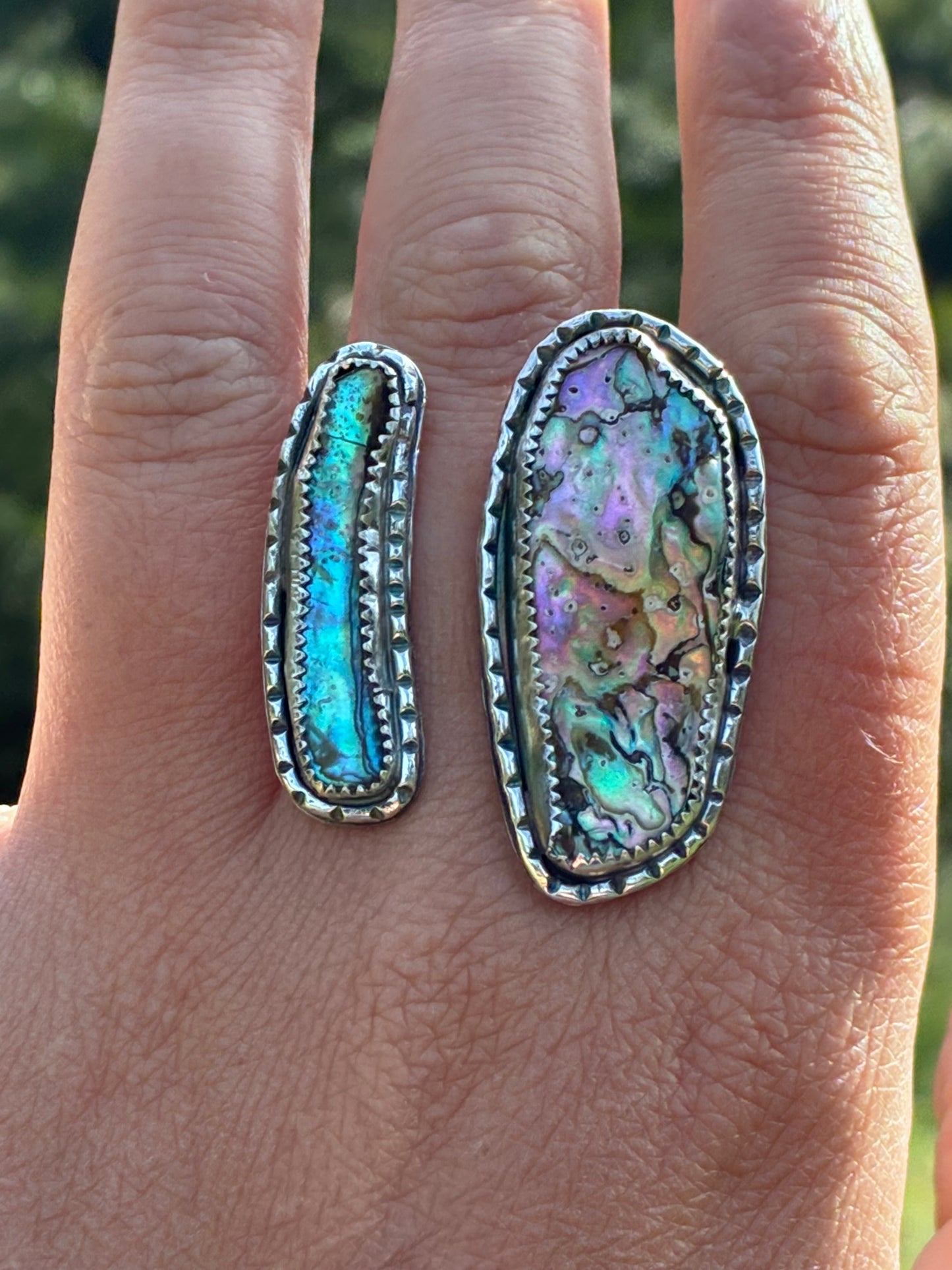 One of a Kind Abalone Ring – Size 8 | Ocean Shell Sterling Silver