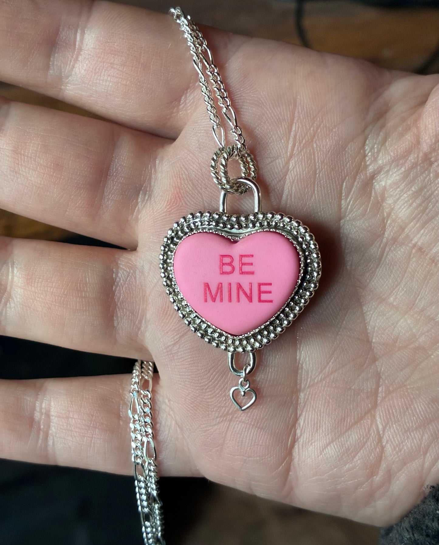 Be Mine Heart Necklace – Sterling Silver