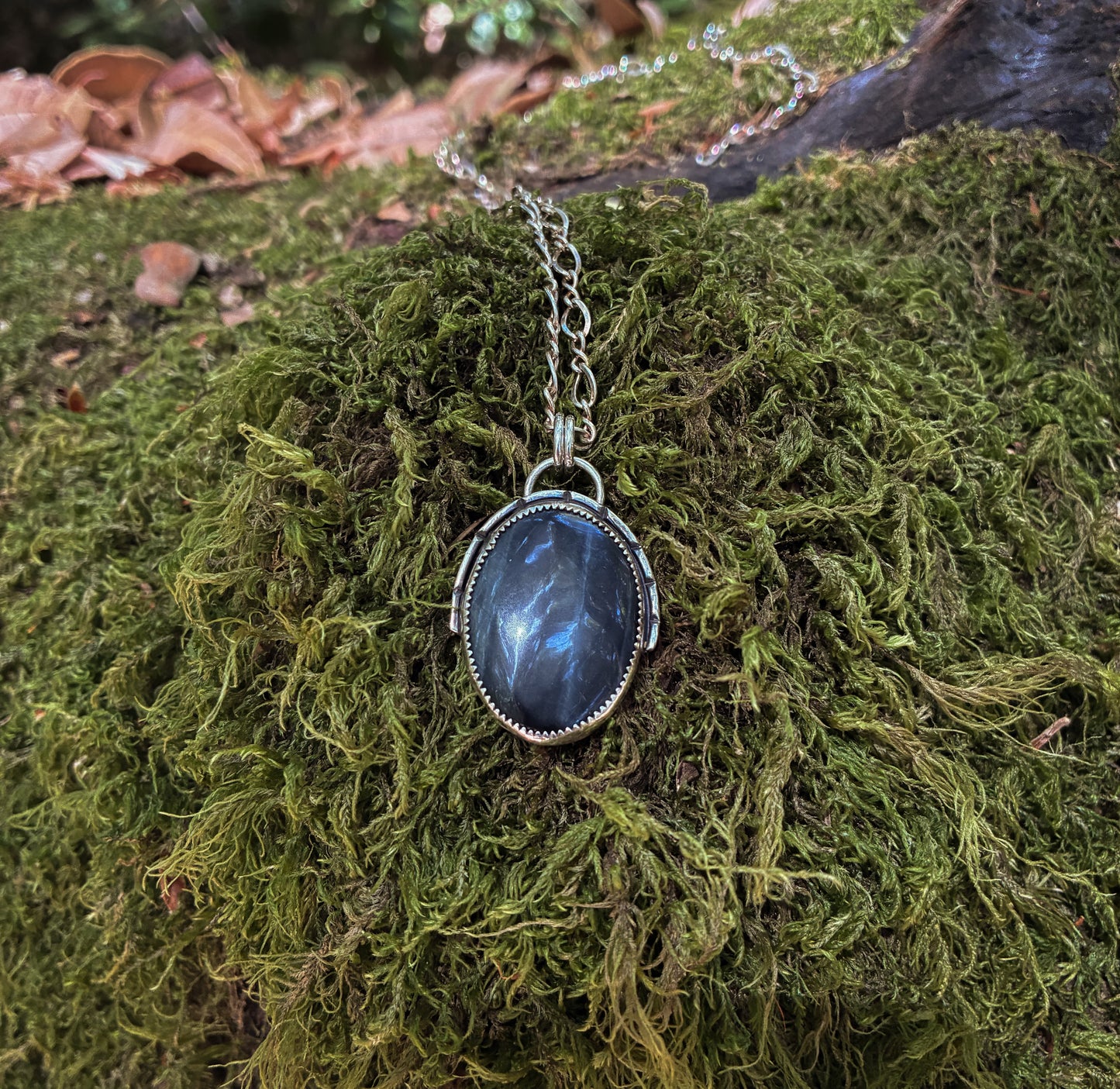 Blue Tiger’s Eye Necklace