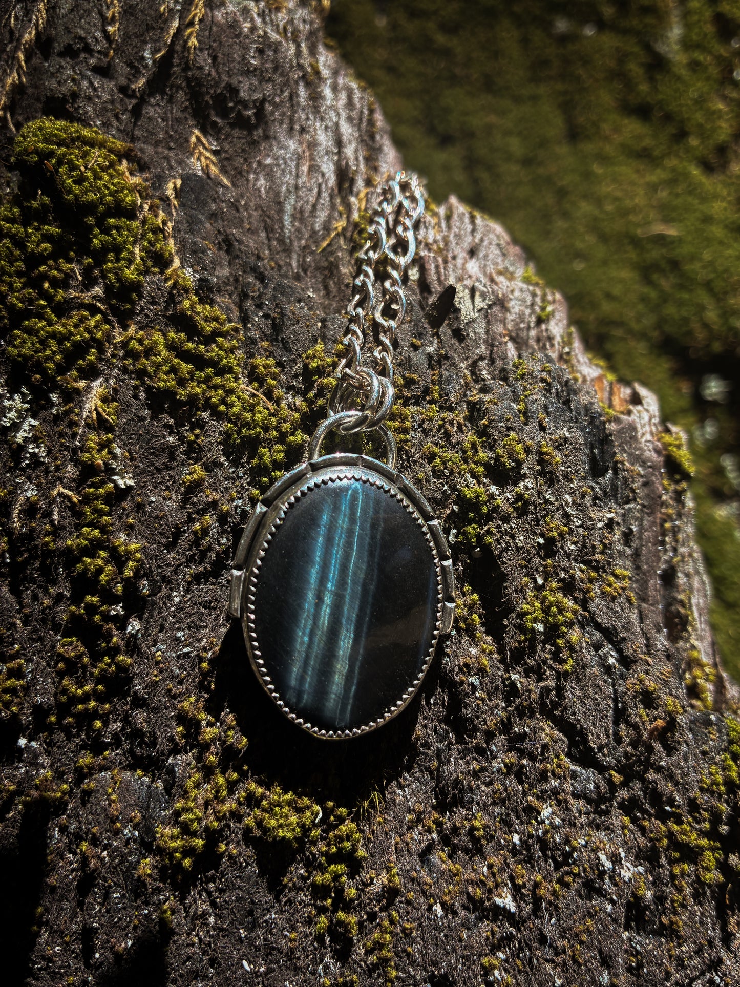 Blue Tiger’s Eye Necklace