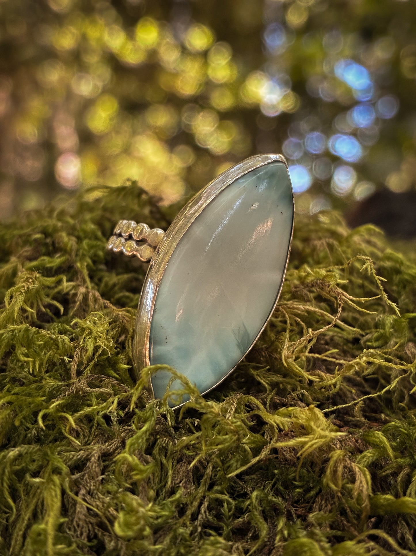 Larimar Tranquility Ring - Size 8.5