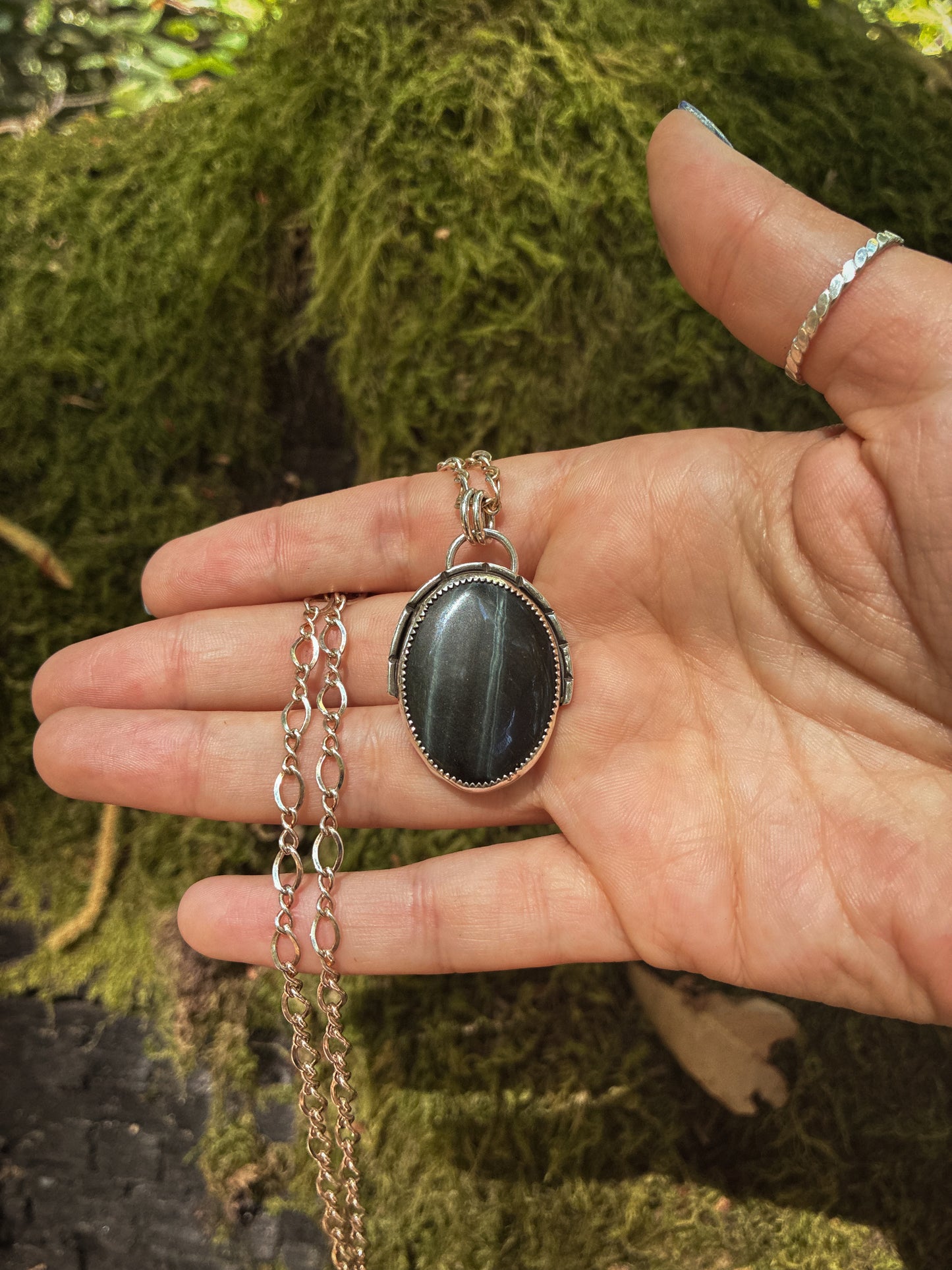 Blue Tiger’s Eye Necklace