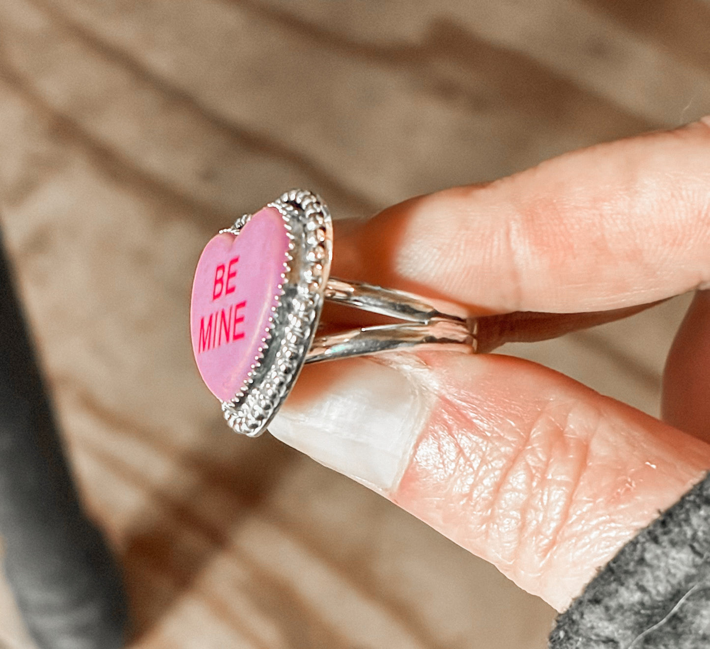 Be Mine Heart Ring – Sterling Silver Valentine Ring