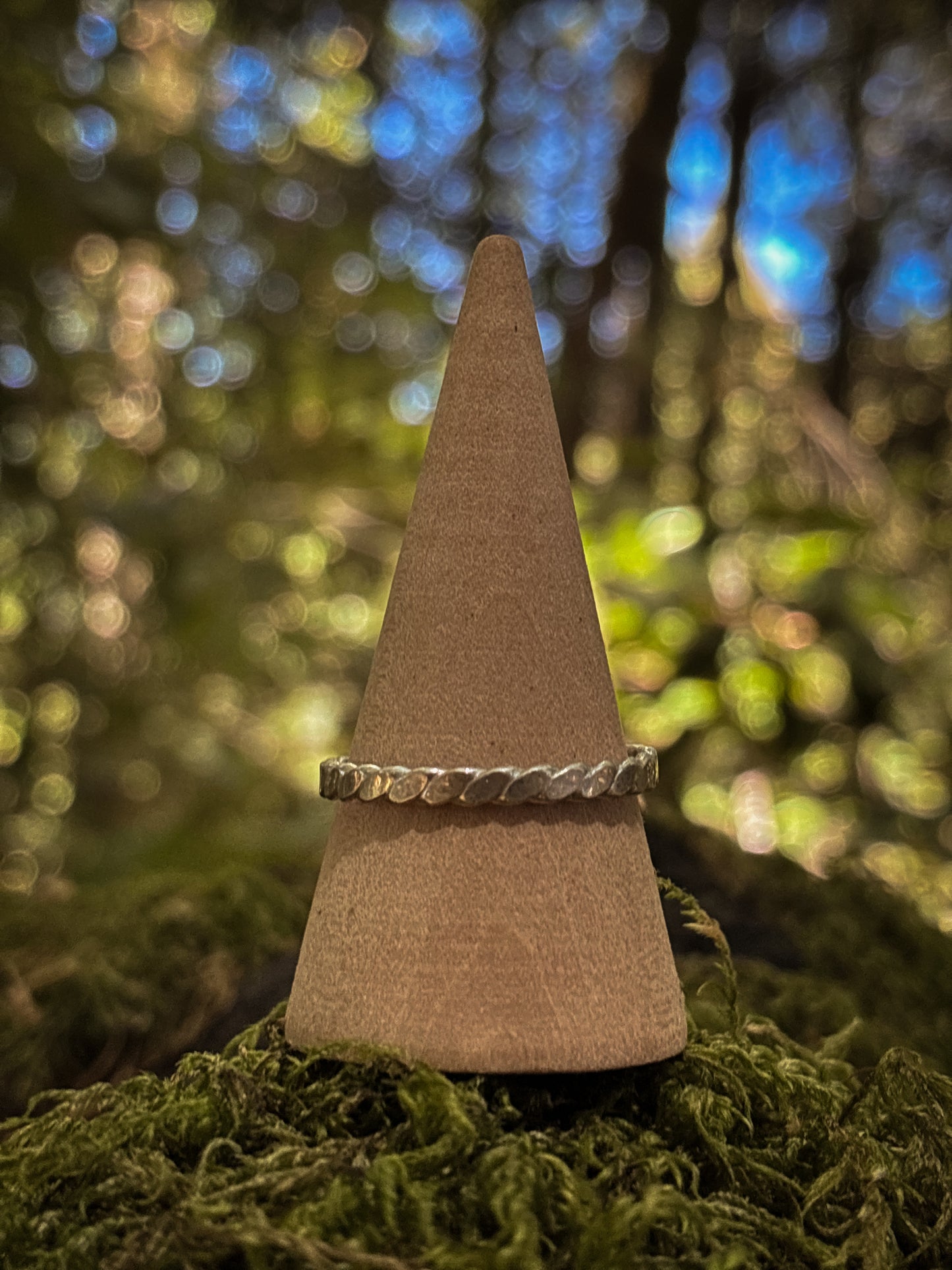 Silver Twist Stacking Ring
