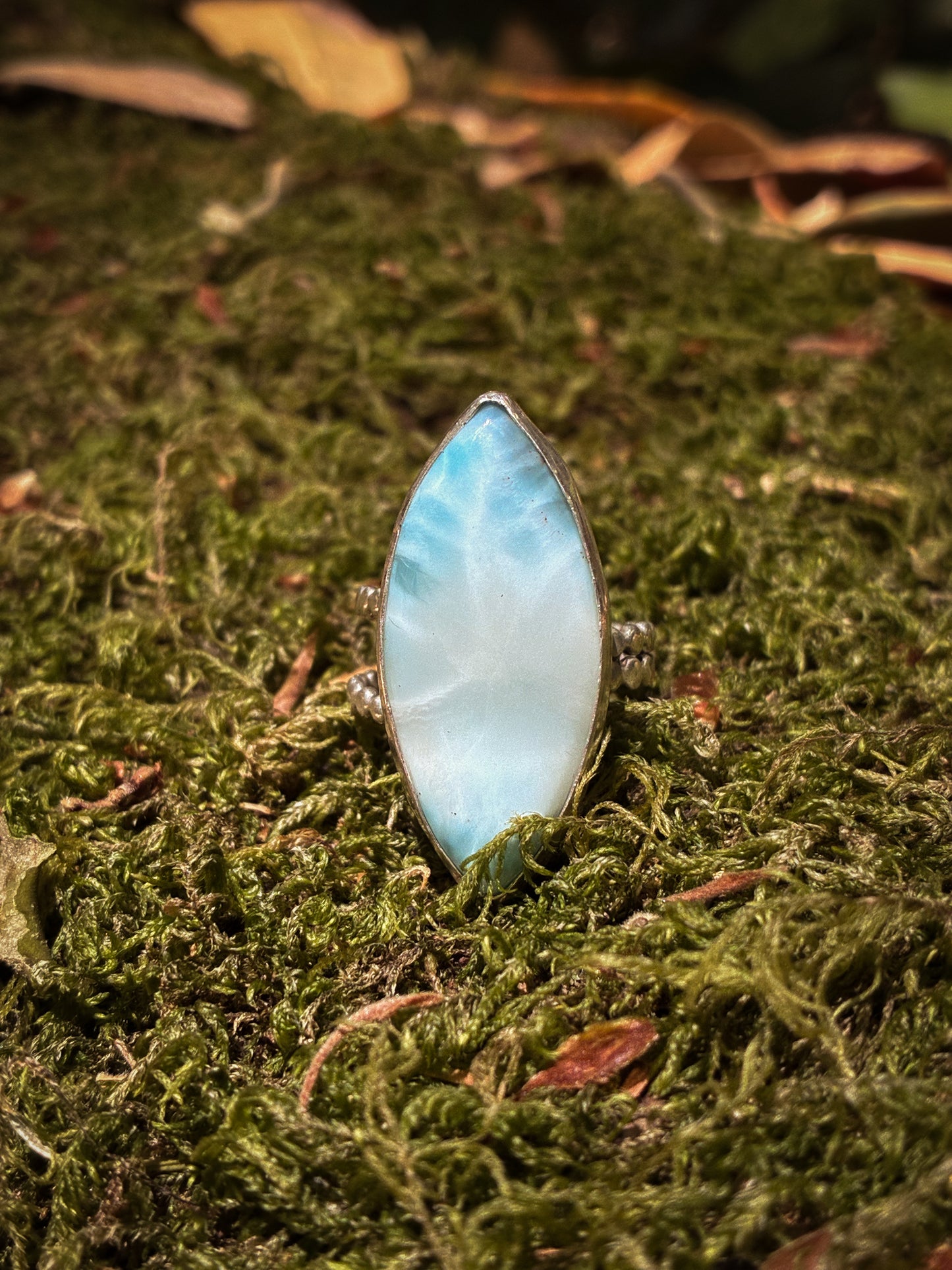 Larimar Tranquility Ring - Size 8.5