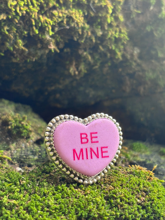 Be Mine Heart Ring – Sterling Silver Valentine Ring
