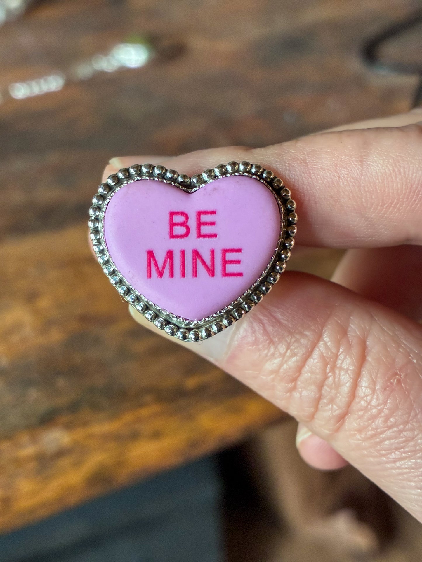Be Mine Heart Ring – Sterling Silver Valentine Ring