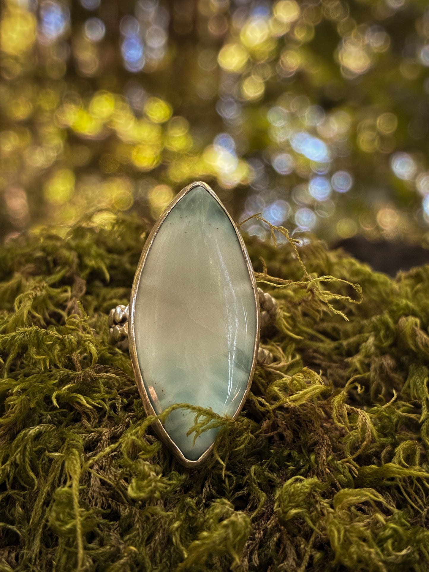 Larimar Tranquility Ring - Size 8.5