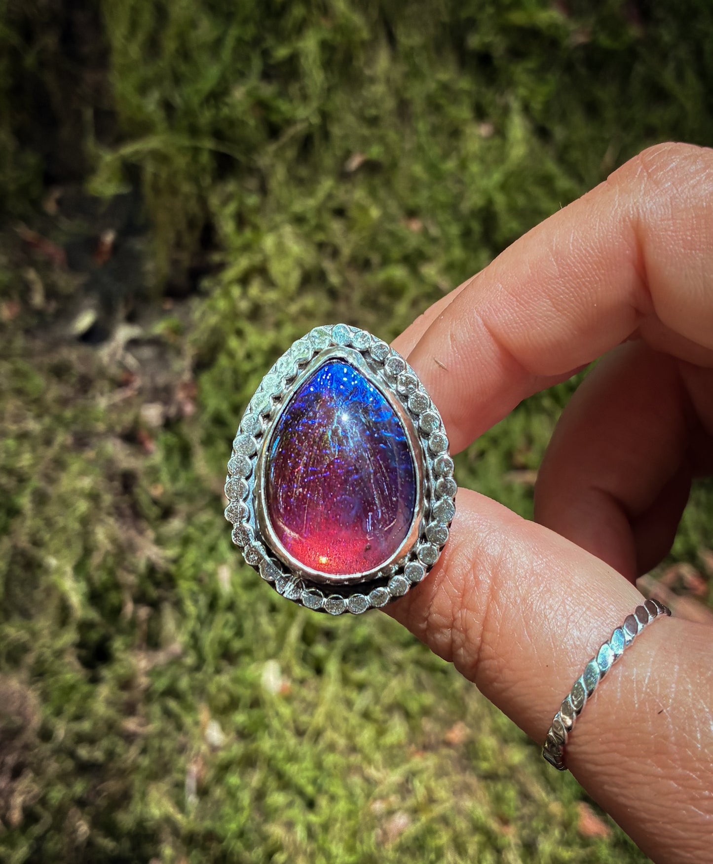 Dragon’s Breath Flame Ring - Size 8.75