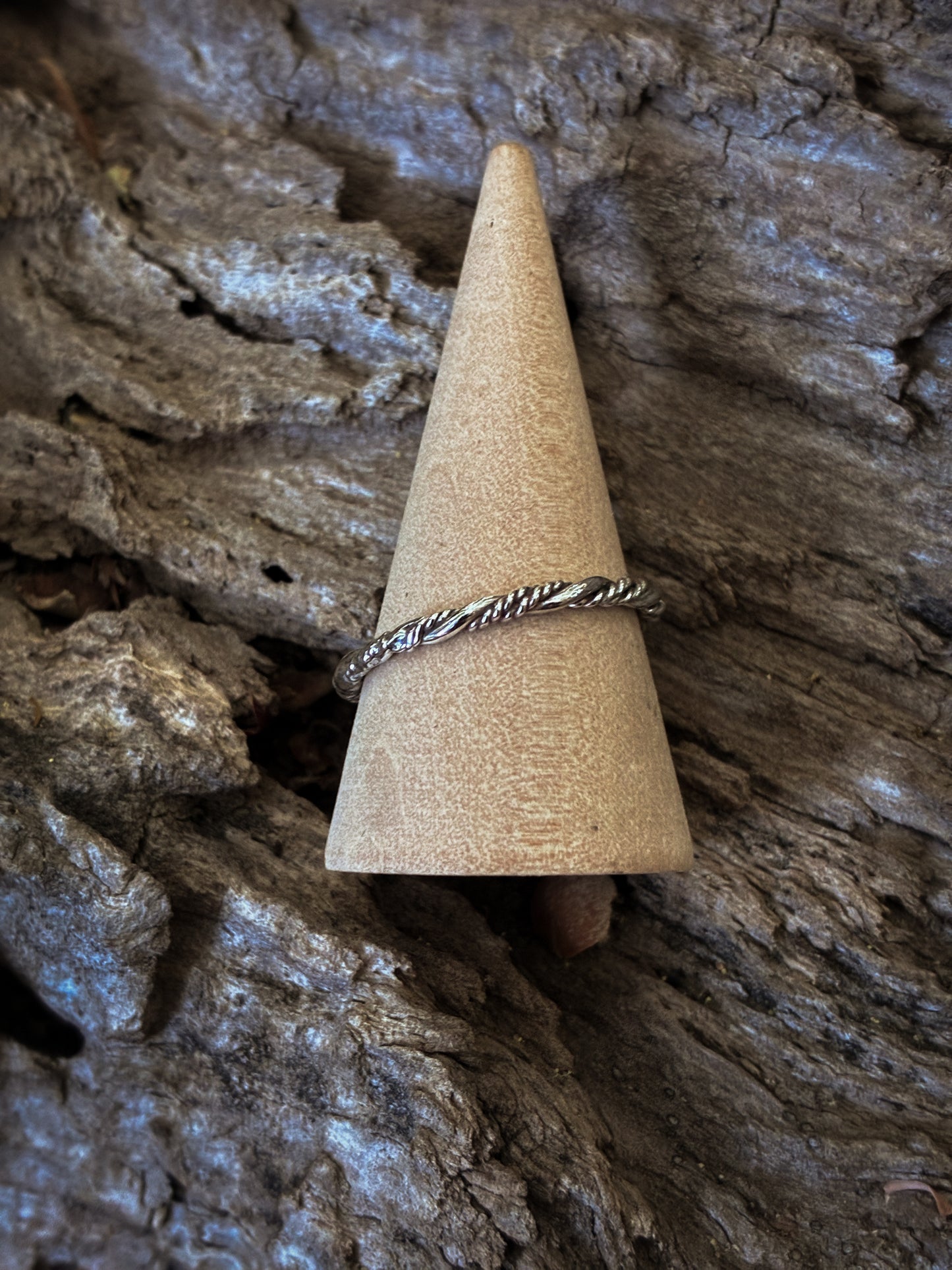 Twisted Rope Stacker Ring